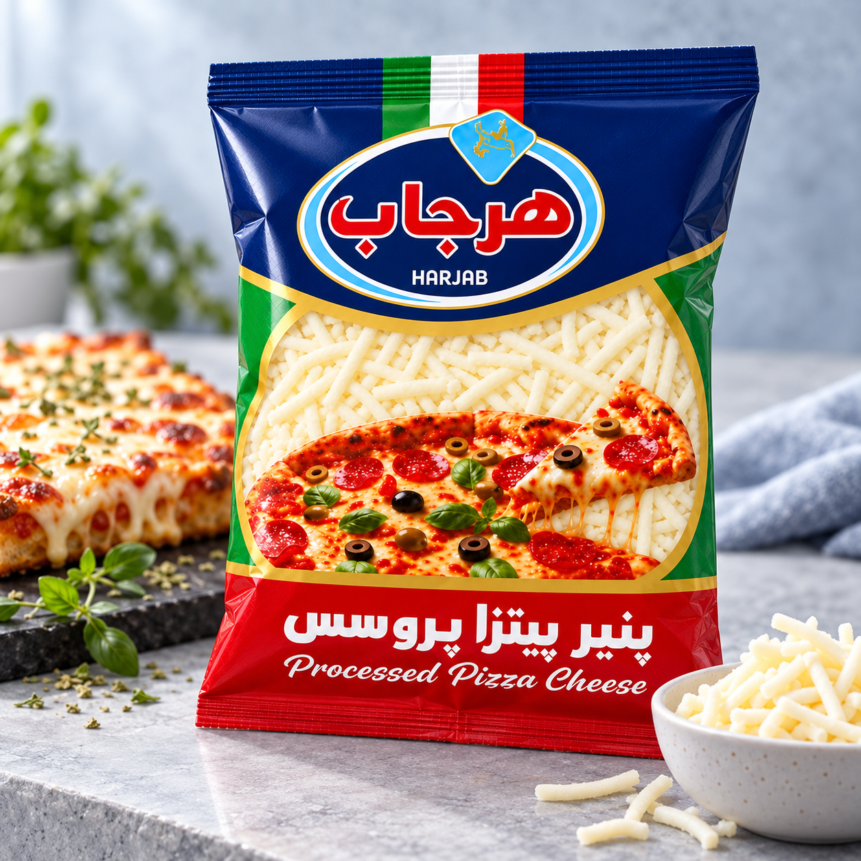 پنیر پیتزا پروسس۵۰۰ گرمی