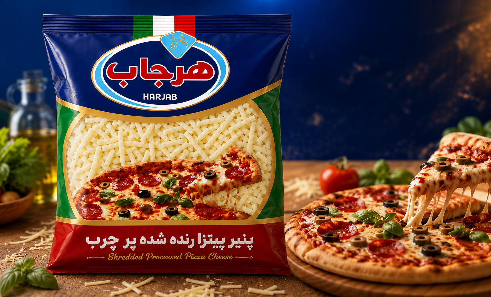پنیر پیتزا پروسس۵۰۰ گرمی